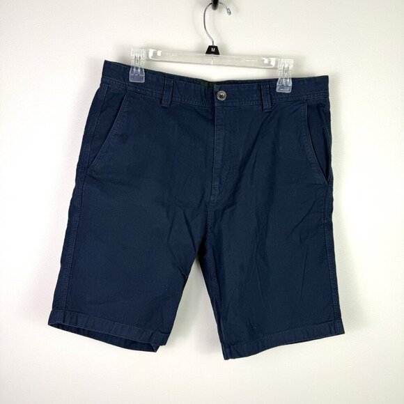 Rodd & Gunn Men’s Shorts 33 Navy Original Fit Stretch Chino Flat Front Casual - Picture 2 of 10